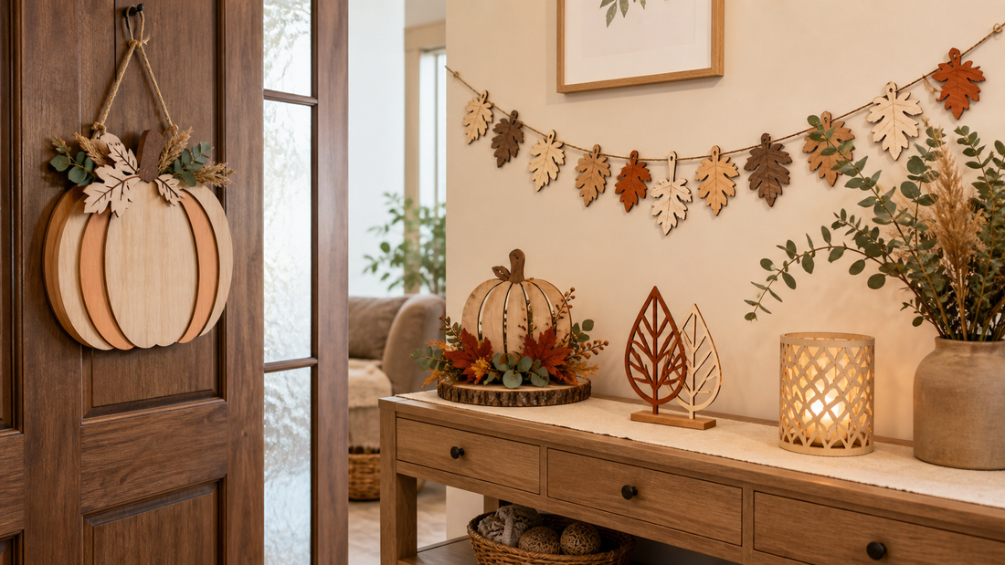 15 Laser-Cut Fall Home Decor Projects: Wood Choices and Build Planning