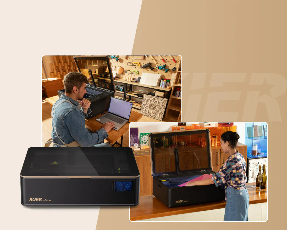 Why More Makers Are Choosing the iKier Master 50W CO₂ Laser Cutter