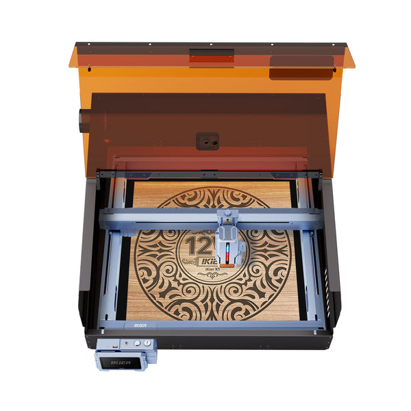 iKier K1 Combo 12W Máquina de grabador y cortador láser de alta precisión
