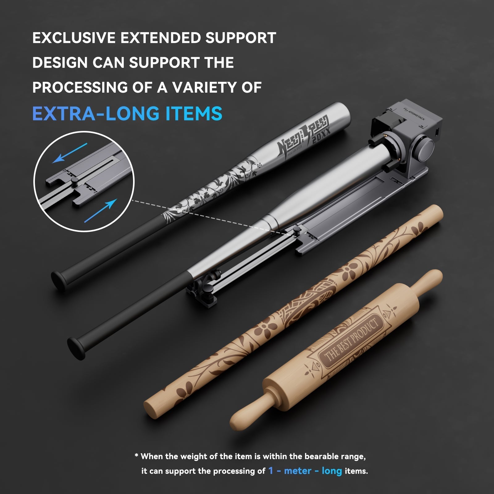 Rodillo giratorio Atomstack R6