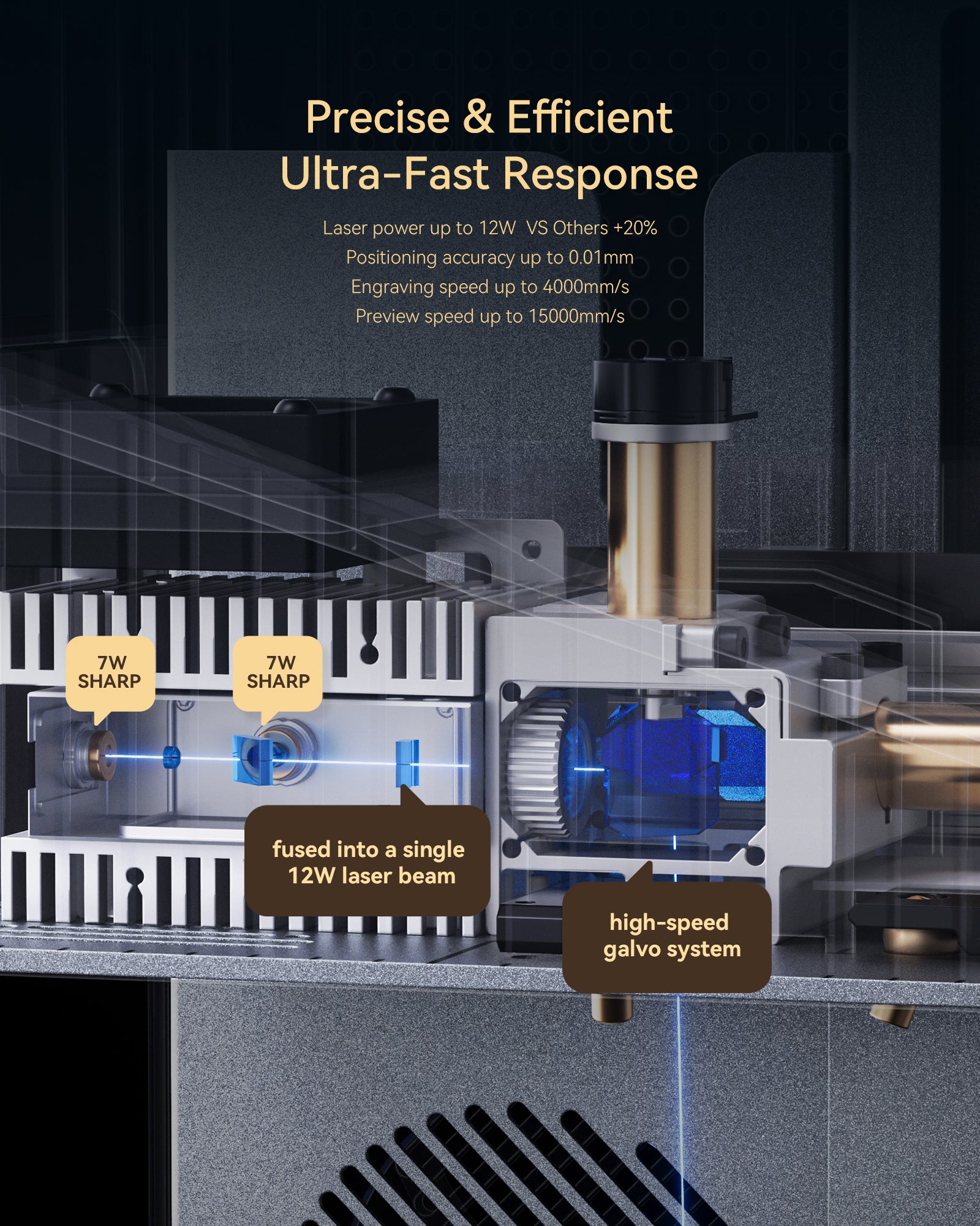 Grabador láser AtomStack Atelier Glavo