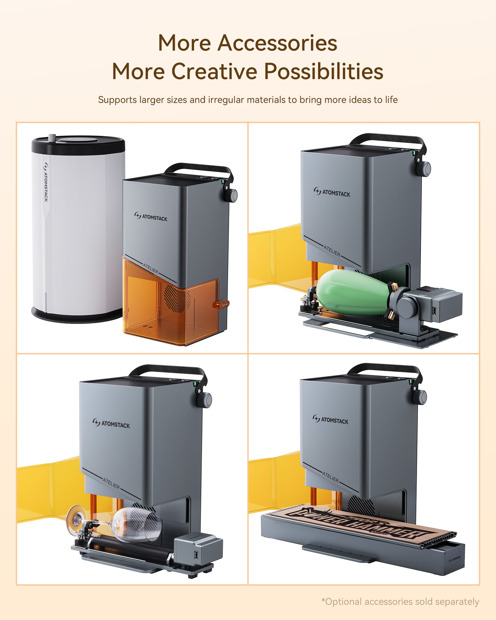 Grabador láser AtomStack Atelier Glavo