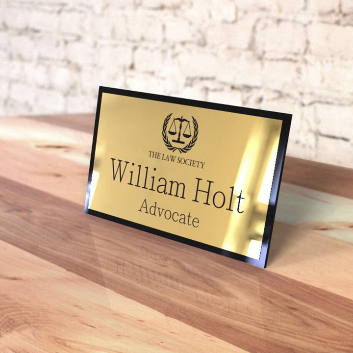 Name Stand Laser Engraving 