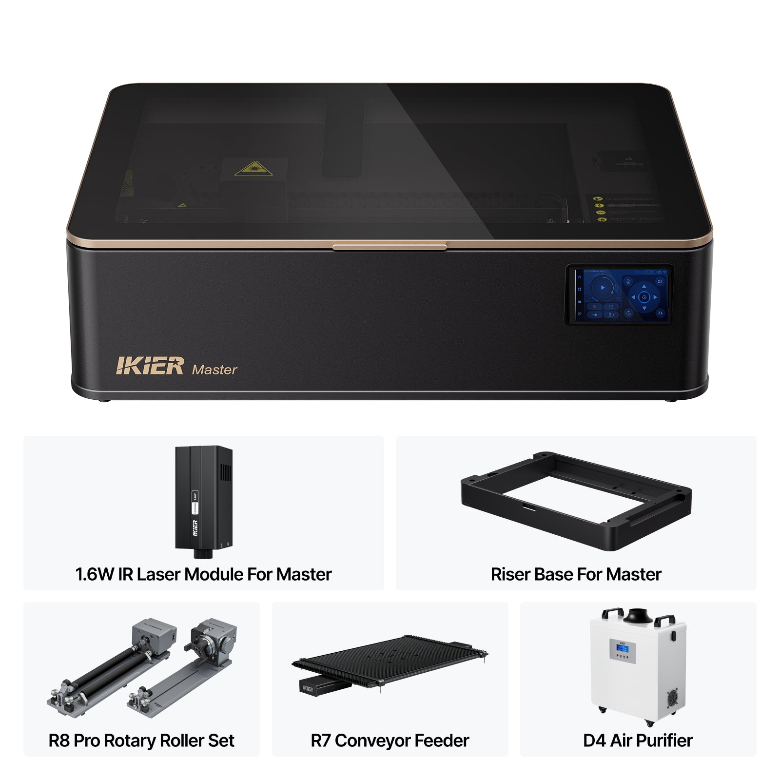 cortadora láser de CO2 iKier Master 50W