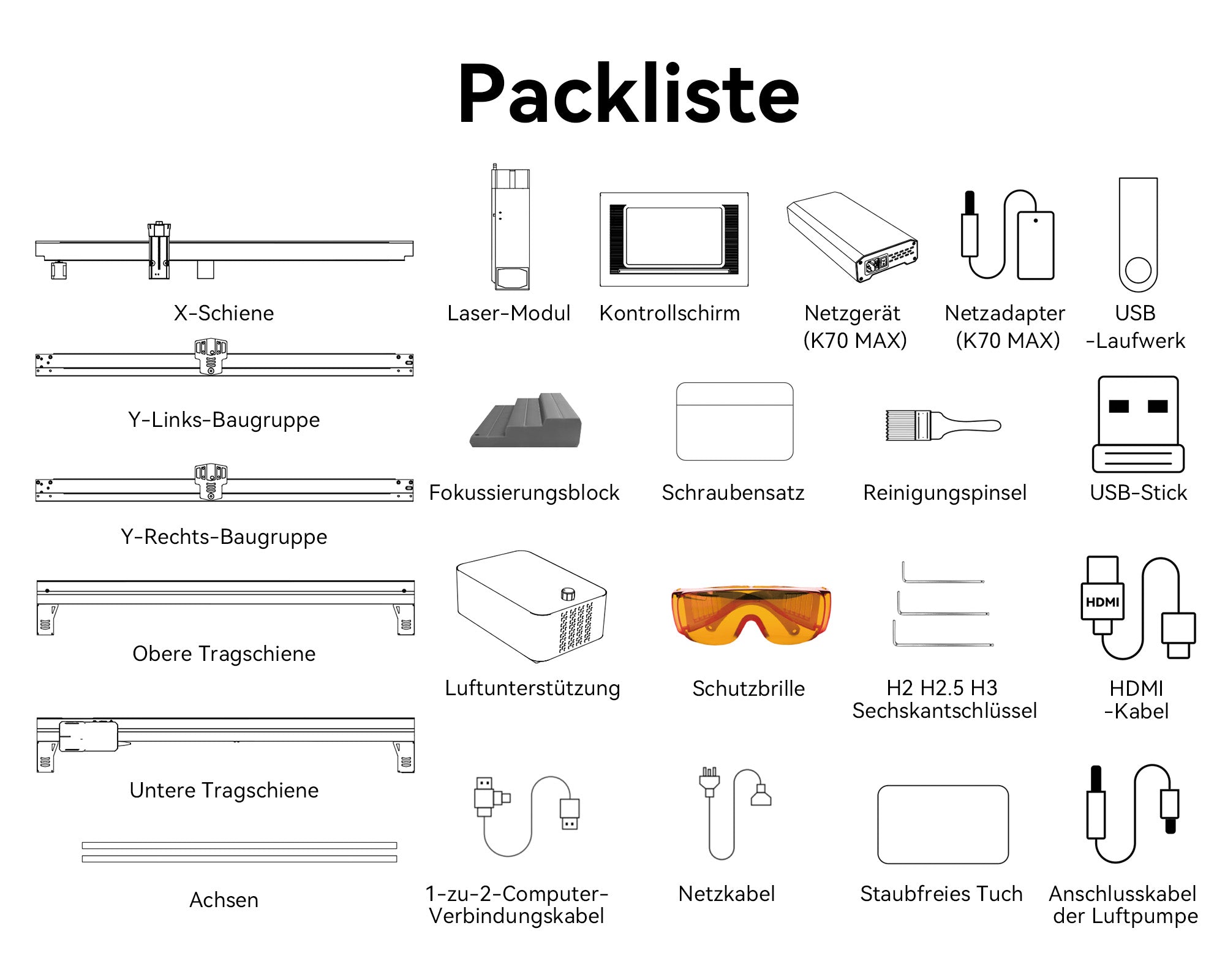 grabador láser iKier K70 Max