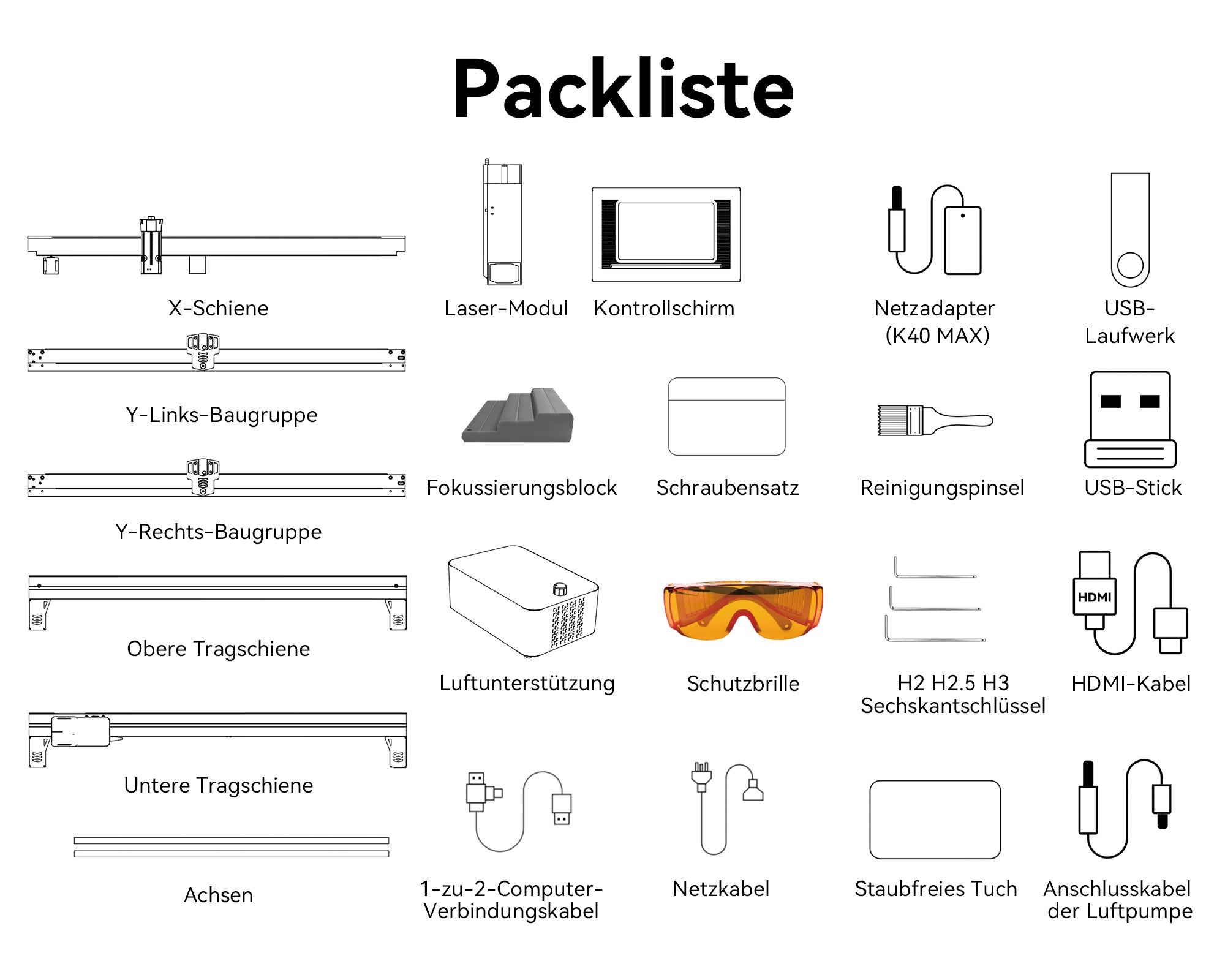 grabador láser iKier K40 Max