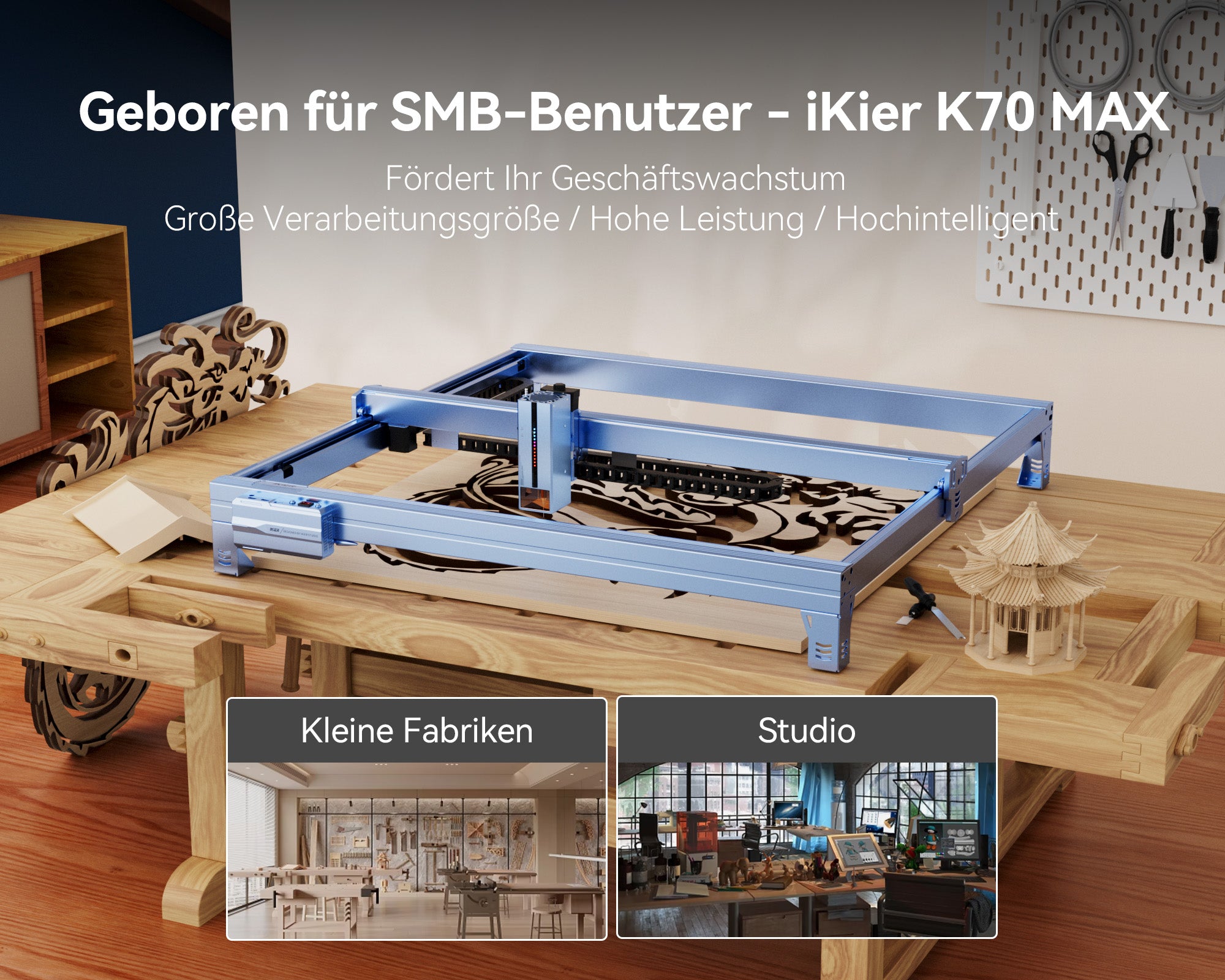 grabador láser iKier K70 Max