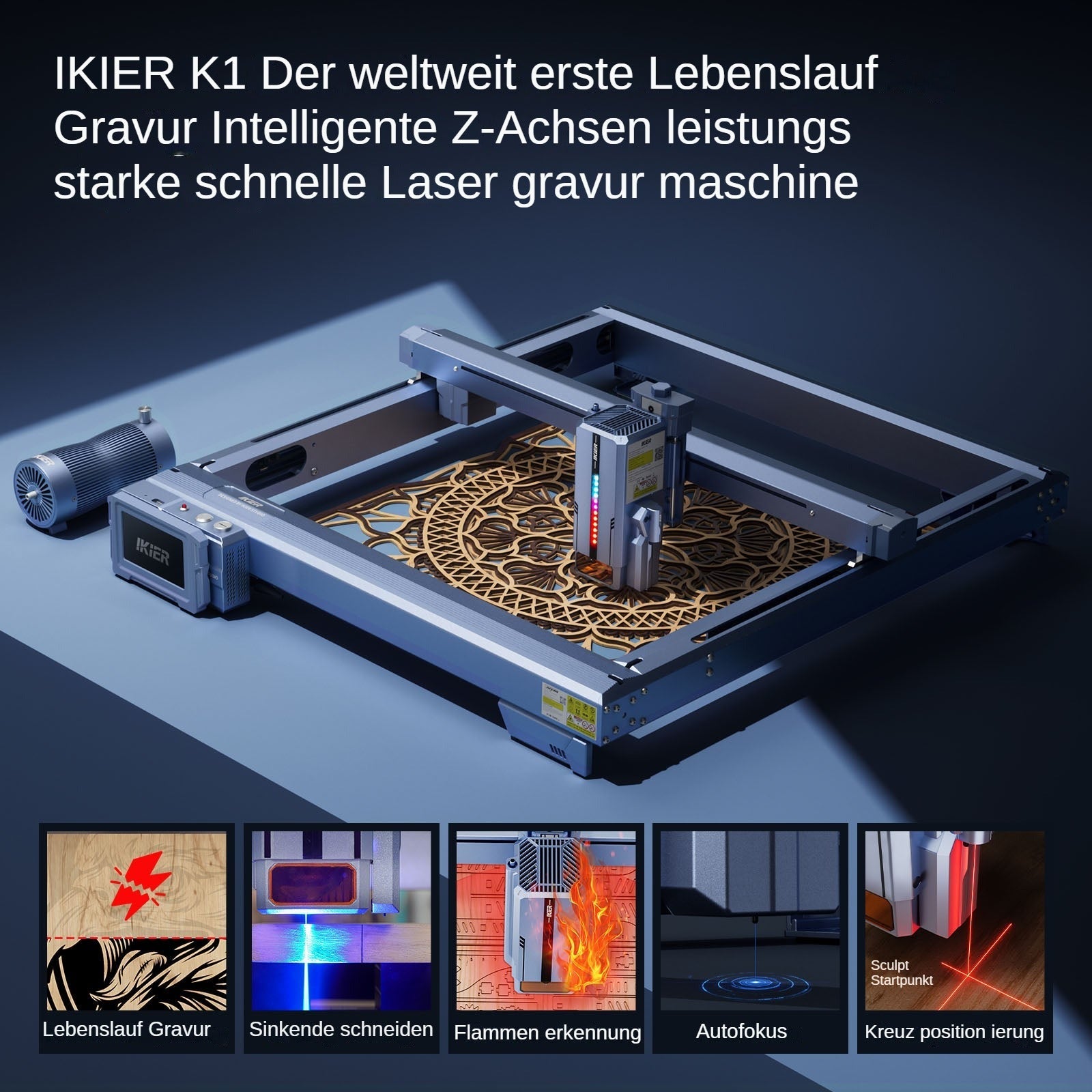 grabador láser iKier K1 Ultra 36W