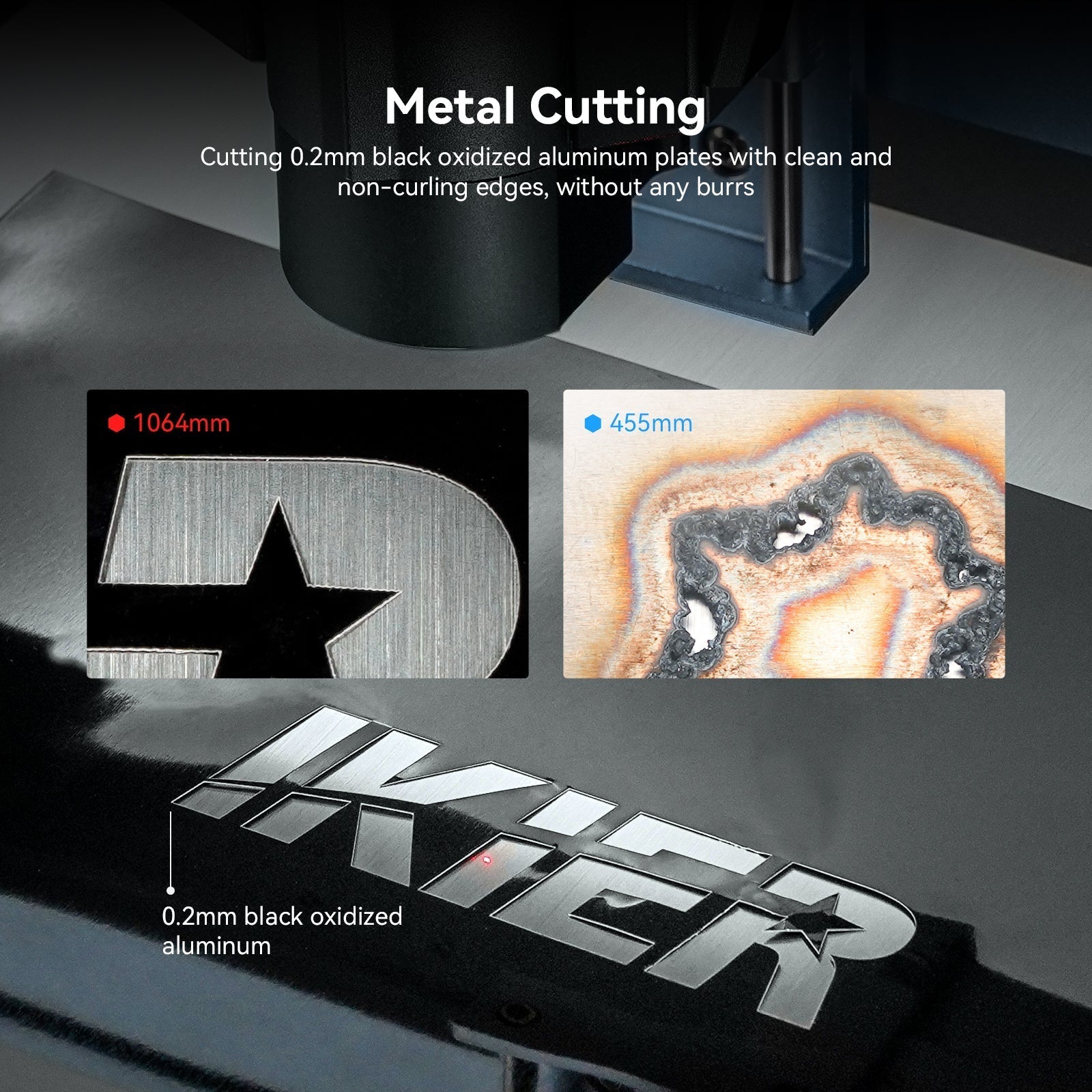 módulo láser de fibra iKier 1064nm 20W (para la serie K1)