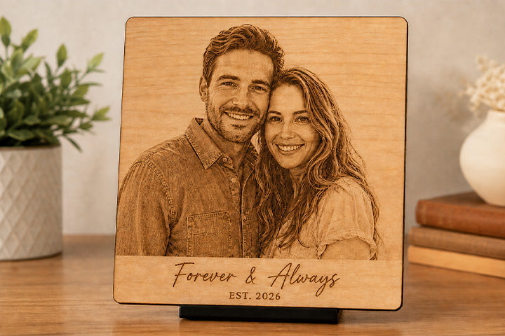 Personalized photo engravings